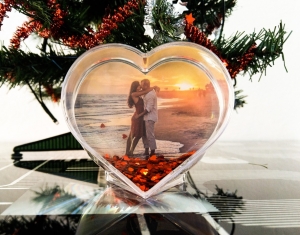 Cadouri de Valentine's Day - Glob Insertie Foto - Inima GL037