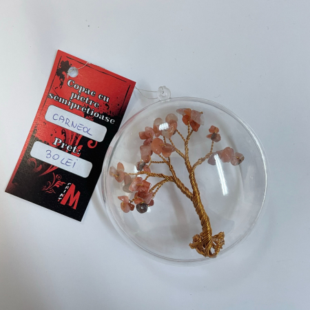 Glob pentru brad cu pietre semipretioase - Carneol 010 [1]