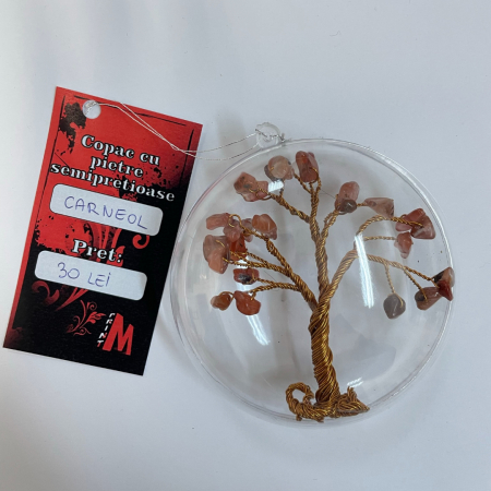 Glob pentru brad cu pietre semipretioase - Carneol 011 [1]