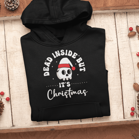 Cadouri De Sezon - Hanorac Personalizat - Dead inside but it's christmas