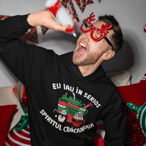 Hanorac Personalizat - Eu iau in serios spiritul Craciunului [1]