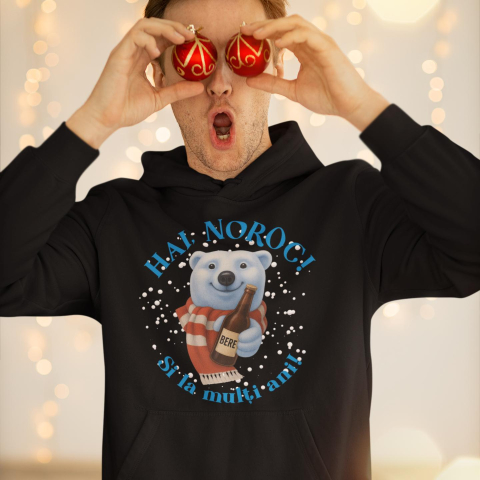 Cadouri De Sezon - Hanorac Personalizat - Hai noroc si la multi ani!