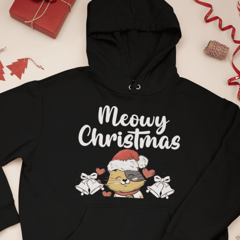 Hanorac Personalizat - Meowy Christmas [1]