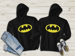 Set 2 Hanorace cuplu personalizate - Batman [1]