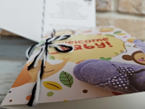 Invitatie de botez amuzanta cu model safari si snur - cod 8046 [2]