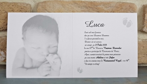 Invitatie de botez amuzanta cu poza - cod 8052 [3]