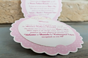 Invitatie de botez amuzanta bebe roz - cod 8053 [3]
