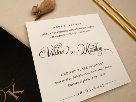 Invitatie de nunta clasica - cod 12262 [1]