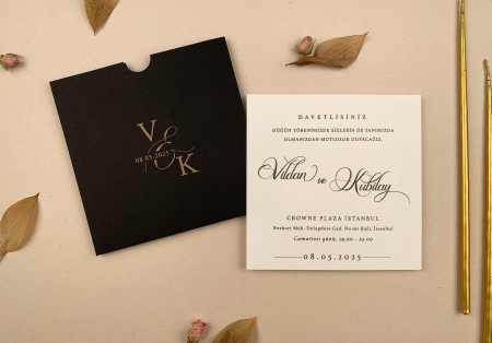 Nunta - Invitatie de nunta clasica - cod 12262