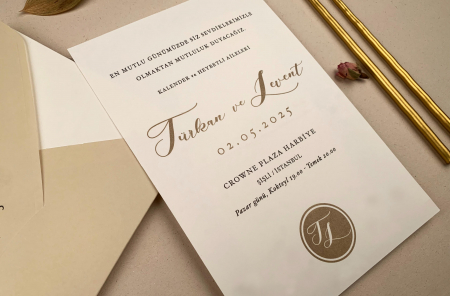 Invitatie de nunta eleganta bicolora - cod 12256 [2]