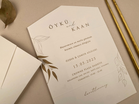 Invitatie de nunta eleganta - cod 12281 [2]