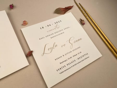 Invitatie de nunta eleganta simpla - cod12276 [2]