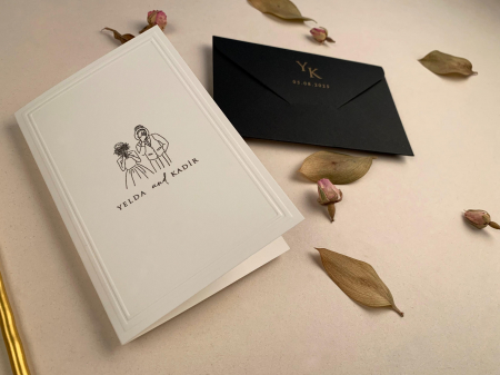 Invitatie de nunta romantica - cod 12277 [1]