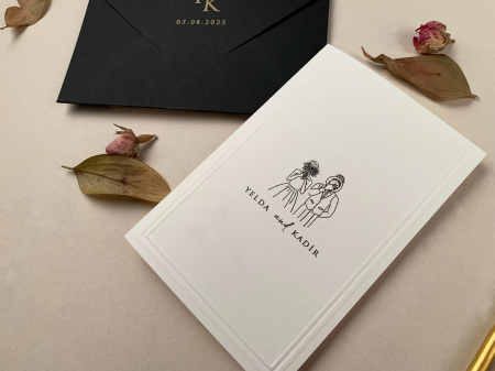 Invitatie de nunta romantica - cod 12277 [3]