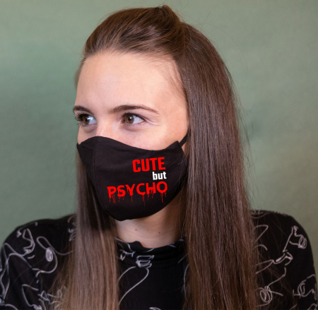 Masti Personalizate - Masca Personalizata - Cute But Psycho
