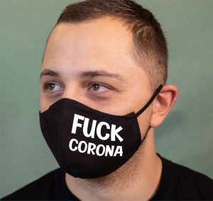 Masti Personalizate - Masca Personalizata - Fuck Corona