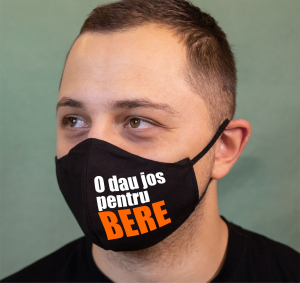 Masti Personalizate - Masca Personalizata - O Dau Jos Pentru Bere