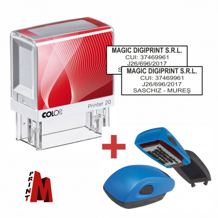 Seturi De Stampile - Set de 2 Stampile Printer 20 + Stampmouse 20  
