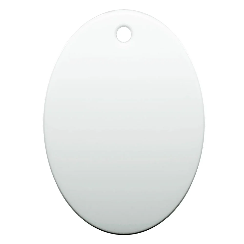 Ornament ceramica pentru brad personalizat - Oval [4]