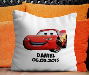 Perne pentru copii - Perna Personalizata Copii - Cars + Nume
