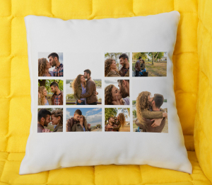 Perne Personalizate cu Nume si Poze - Perna personalizata cu 10 poze