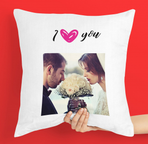 Cadouri de Valentine's Day - Perna personalizata - I love you cu poza