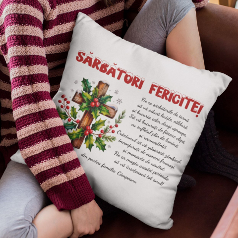 Cadouri De Sezon - Perna Personalizata  - Urarae de Craciun din partea + nume familie