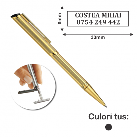 Tipuri de stampile - Pix cu stampila - Heri Diagonal 3003