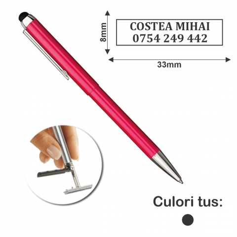 Tipuri de stampile - Pix cu stampila - Heri Stamp & Touch 3304