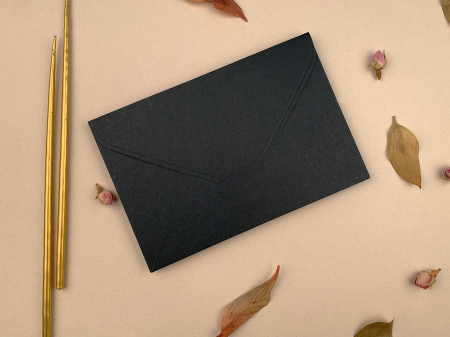 Invitatii Nunta Ela - Plic Invitatii Nunta sau Botez - E 12.5x18.5 Verde inchis