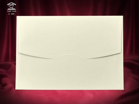 Nunta - Plic Invitatii Nunta sau Botez - Z006 Crem