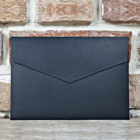 Nunta - Plic Invitatii Nunta sau Botez - Z9234 negru