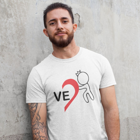 Lichidari de stoc - Promotie Tricou Barbat S Personalizat - Love