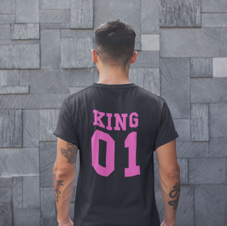 Lichidari de stoc - Promotie Tricou Barbat S Personalizat - King