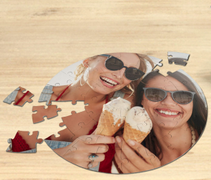Puzzle Personalizate - Puzzle Personalizat Cerc
