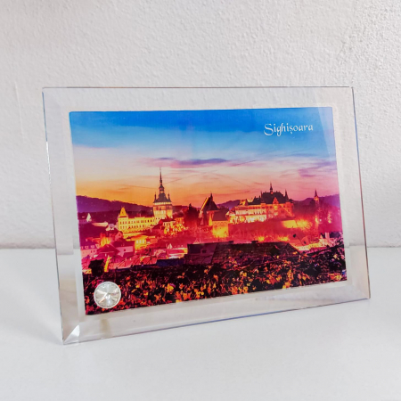 Cadouri De Sezon - Rama De Sticla Personalizata - Dreptunghi 18 x 13 cm
