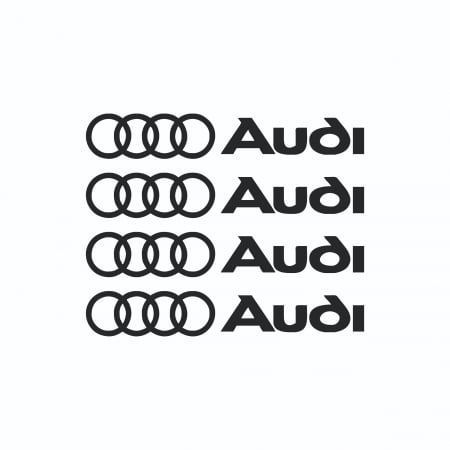 Set 4 Stickere auto jante - Audi [1]