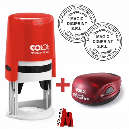 Seturi De Stampile - Pachet 2 Stampile - Printer R40 + Stampmouse R40