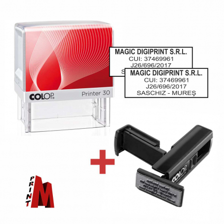 Seturi De Stampile - Set de 2 Stampile Printer 30 + Pocket Stamp Plus 30  