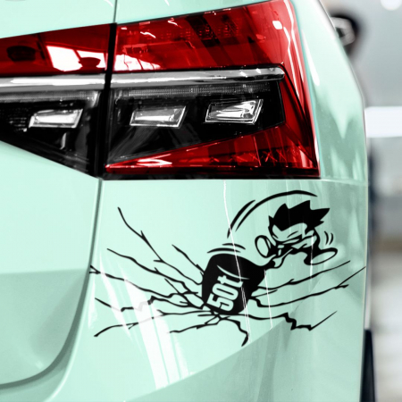 Stickere Auto - Sticker Auto - Crapatura 50t