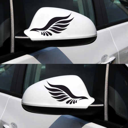 Stickere auto pentru oglinzi - Set 2 Stickere auto pentru oglinzi - Aripi  