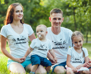 Tricouri Personalizate - Set 4 Tricouri Personalizate - Familia Sarbatoritului