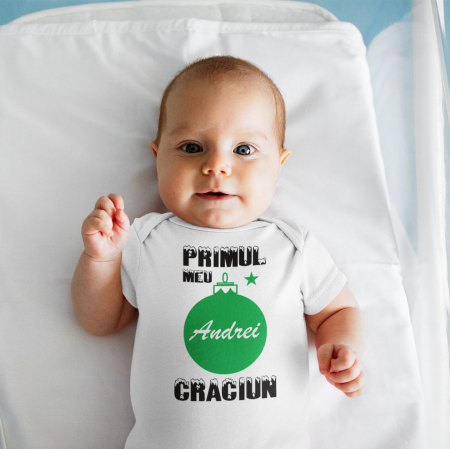 Set 3 Tricouri Personalizate si Body - Primul Craciun in trei   [1]