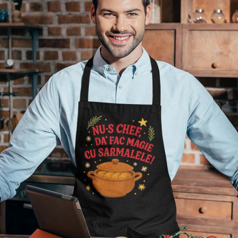 Sort Personalizat - Nu-s chef, da’ fac magie cu sarmalele! [1]