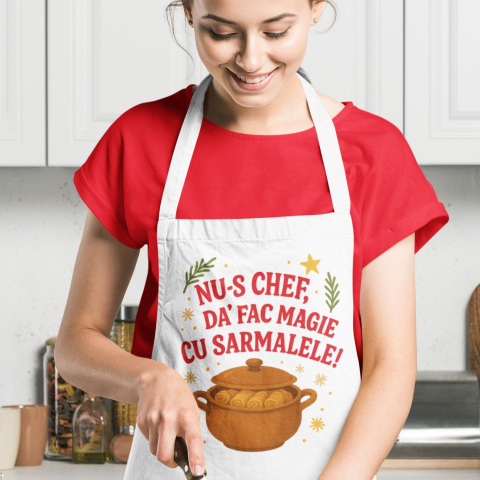 Sort Personalizat - Nu-s chef, da’ fac magie cu sarmalele! [2]