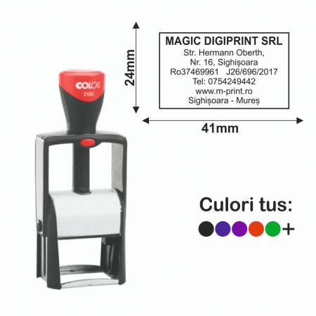 Tipuri de stampile - Stampila Classic Line 2100