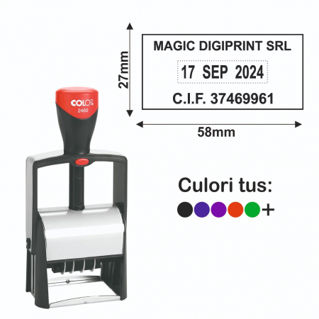 Tipuri de stampile - Stampila Datiera - Classic Line 2460