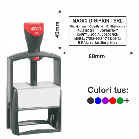 Tipuri de stampile - Stampila Classic Line 2800