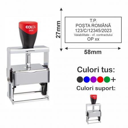 Tipuri de stampile - Stampila Colop Expert Line 3400