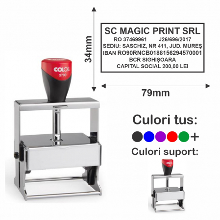 Tipuri de stampile - Stampila Colop Expert Line 3700